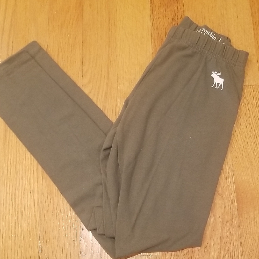 Abercrombie Kids Olive Leggins  Size 9/10
